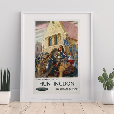Oliver Cromwell Huntingdon - 11 x 14" stampa d'arte premium