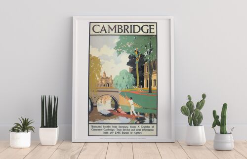 Cambridge, River Cam - 11X14” Premium Art Print