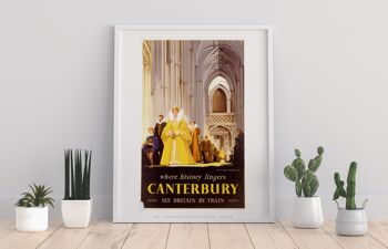 Canterbury - Où l'histoire s'attarde, en train Impression artistique
