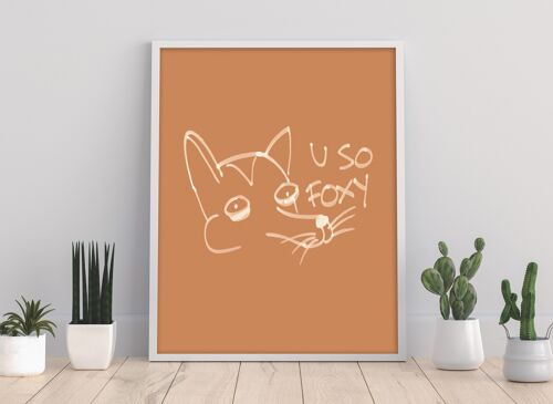 Fox- Foxy - 11X14” Premium Art Print