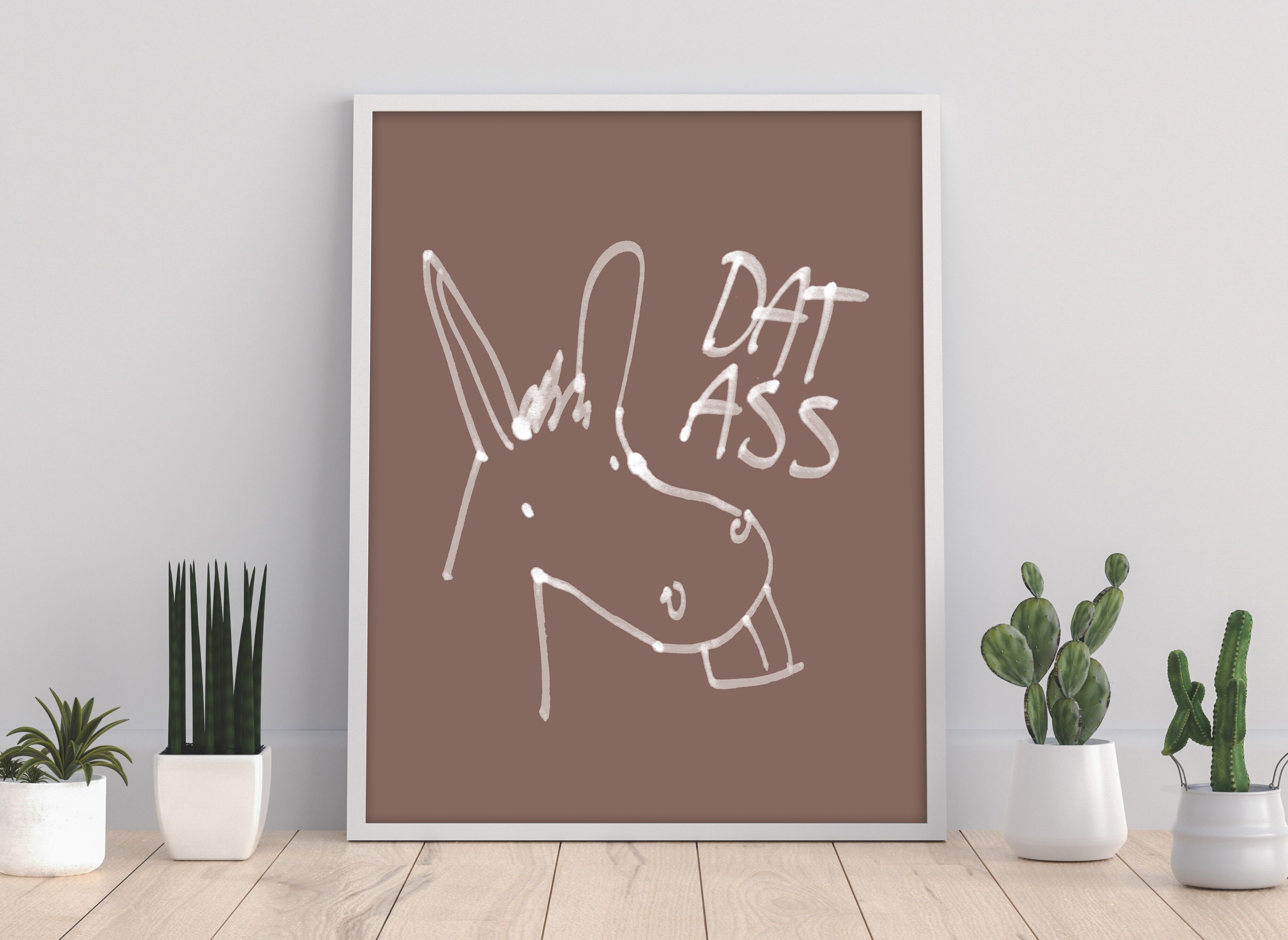 Asino - Dat Ass - 11X14" Stampa d'arte premium