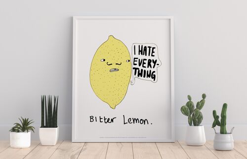 Bitter Lemon - 11X14” Premium Art Print