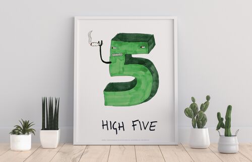 High Five - 11X14” Premium Art Print