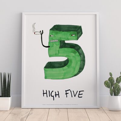High Five - 11X14” Premium Art Print