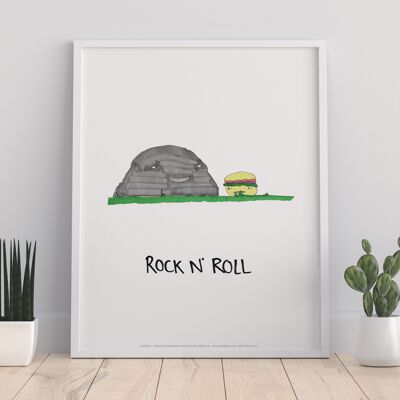 Rock N Roll - 11X14” Premium Art Print