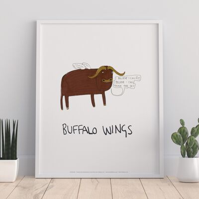 Buffalo Wings - Stampa artistica premium 11 x 14".
