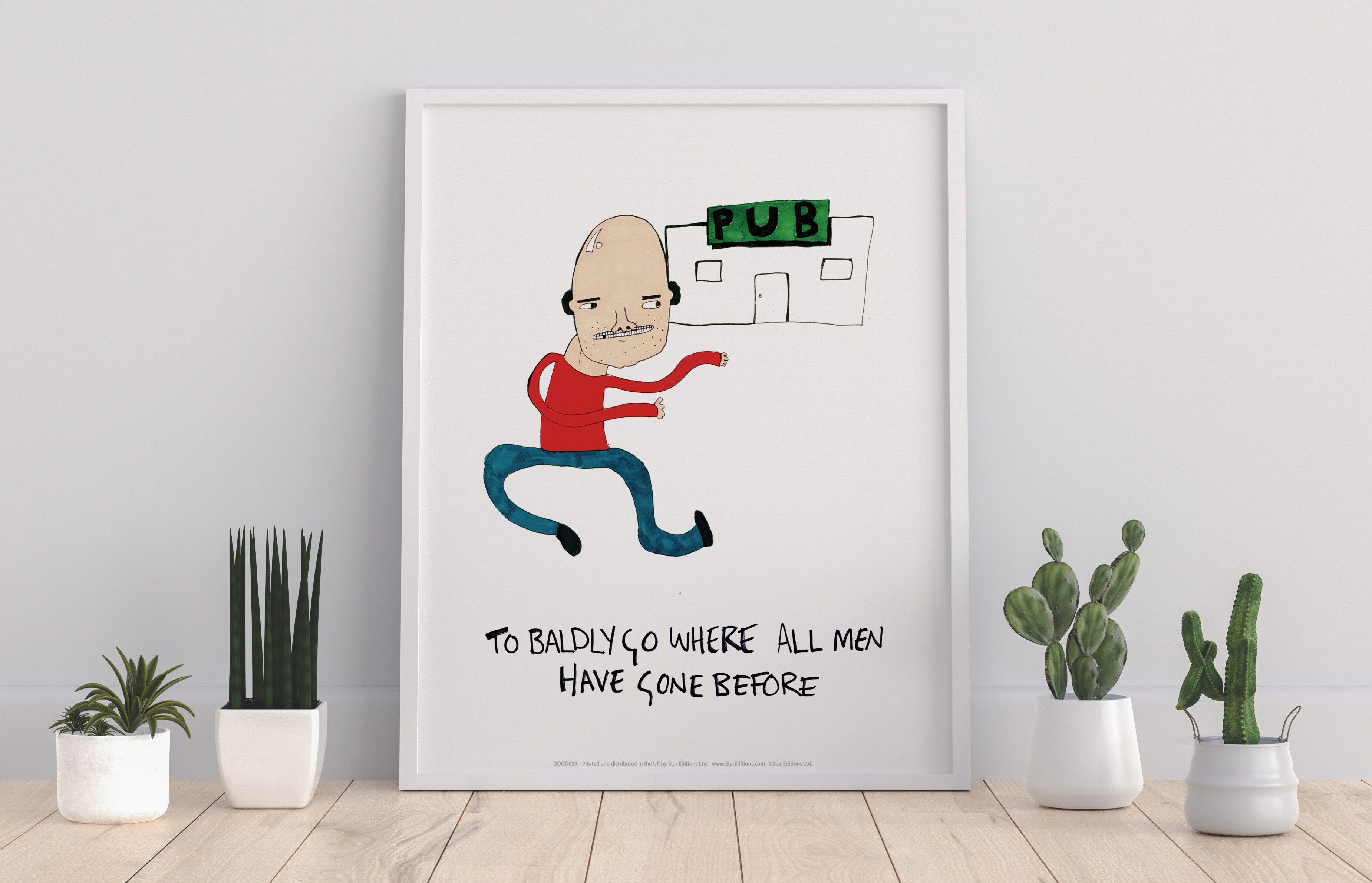 Pub Doodle - Stampa artistica premium 11X14".