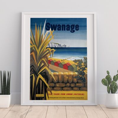 Swanage – Premium-Kunstdruck im Format 11 x 14 Zoll – I
