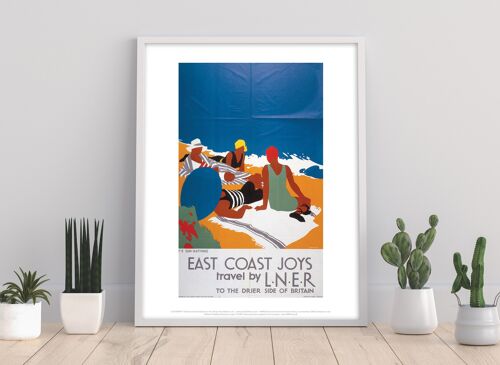 East Coast Joys No 2 Sun Bathing - 11X14” Premium Art Print