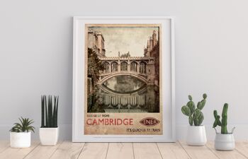 Pont des Soupirs - Cambridge - 11X14" Premium Art Print