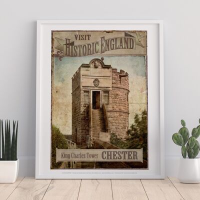 King Charles Tower – Chester – Premium-Kunstdruck, 27,9 x 35,6 cm