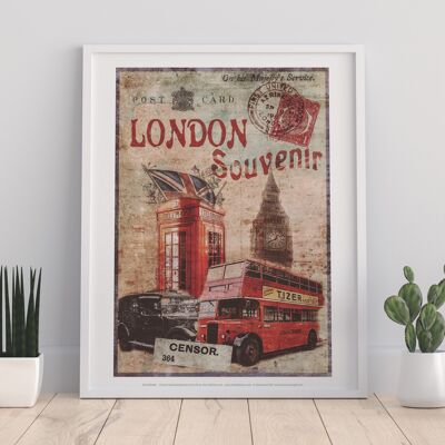 London Souvenir - 11X14” Premium Art Print