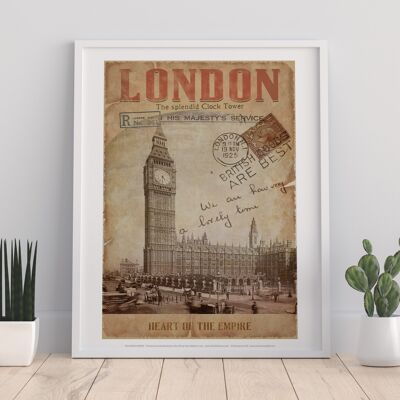 London - Heart Of The Empire - 11X14” Premium Art Print