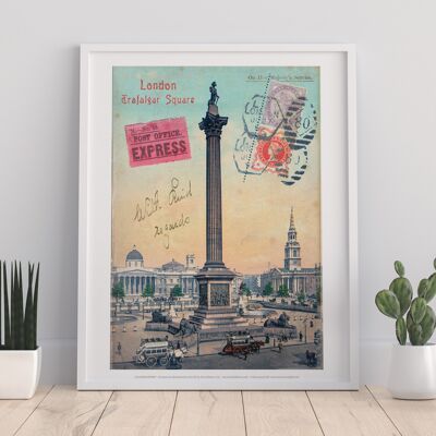Trafalgar Square - London - 11X14” Premium Art Print