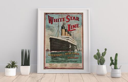 White Star Line - 11X14” Premium Art Print