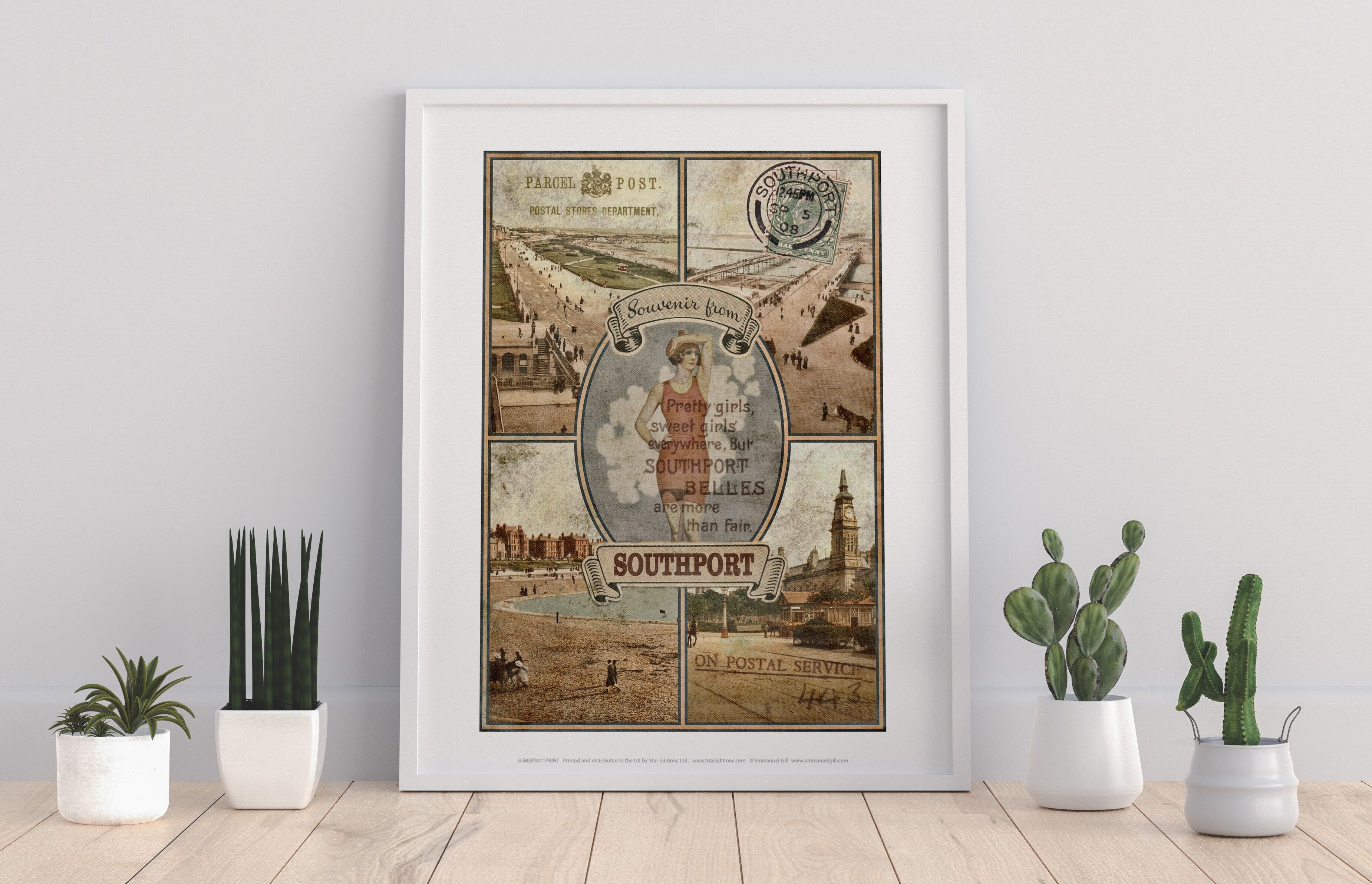 Souvenir da Southport - Stampa artistica premium 11 x 14".