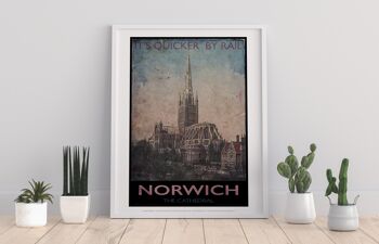 Cathédrale de Norwich - 11X14" Premium Art Print