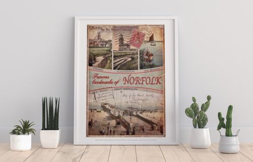 Famous Landmarks Of Norfolk - 11X14” Premium Art Print