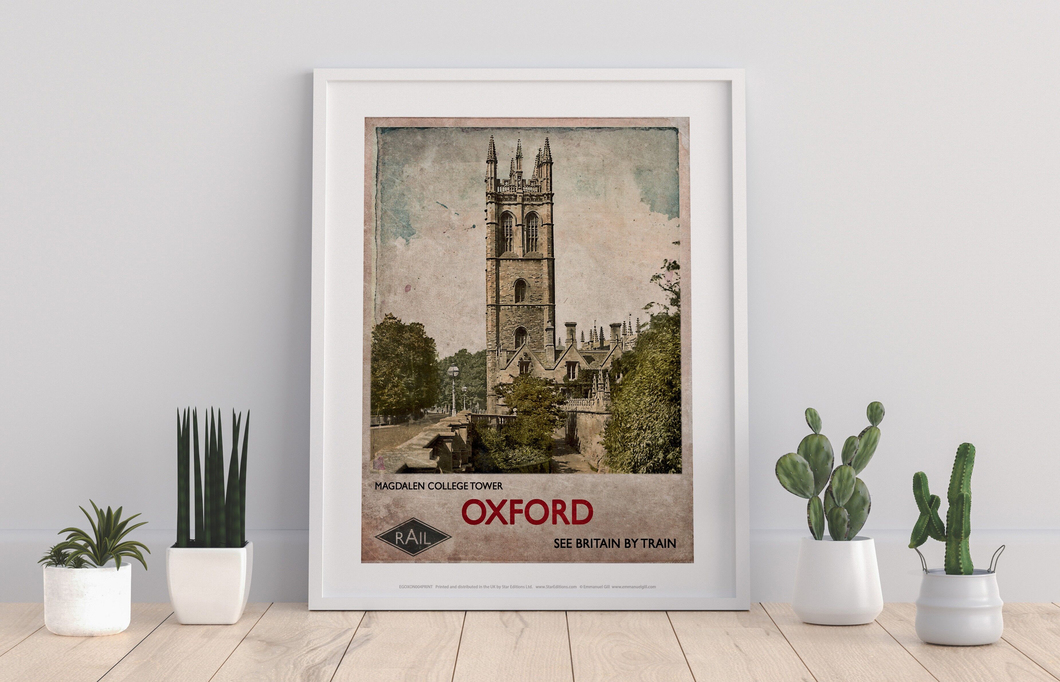 Magdalen College Tower - Oxford - 11X14” Premium Art Print