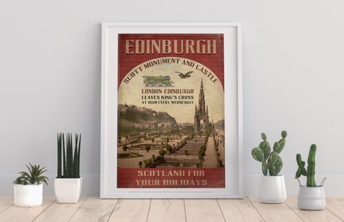 London To Edinburgh - 11X14” Premium Art Print