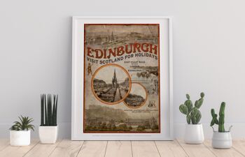 Édimbourg - Écosse pour les vacances - 11X14" Premium Art Print