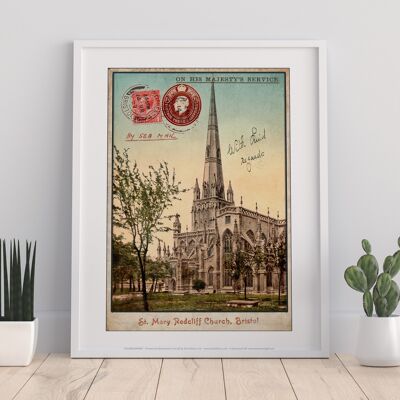 St. Mary Redcliff Church – Bristol – Premium-Kunstdruck