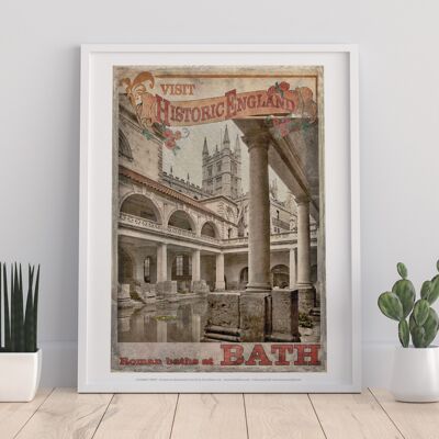 Termas romanas - Baño - 11X14” Premium Art Print