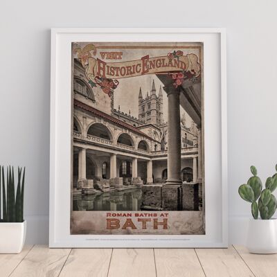 Bains romains - Bath - Darker - 11X14" Premium Art Print