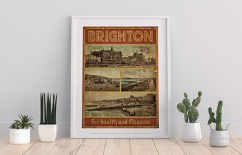 Brighton pour la santé et le plaisir - 11X14" Premium Art Print