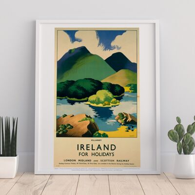 Killarney - Irlanda per le vacanze - Stampa artistica premium 11 x 14".