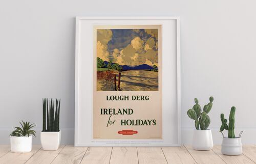 Lough Derg - Ireland For Holidays - 11X14” Premium Art Print