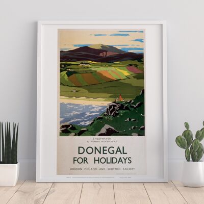 Sheephaven - Donegal per le vacanze - 11 x 14" stampa d'arte premium