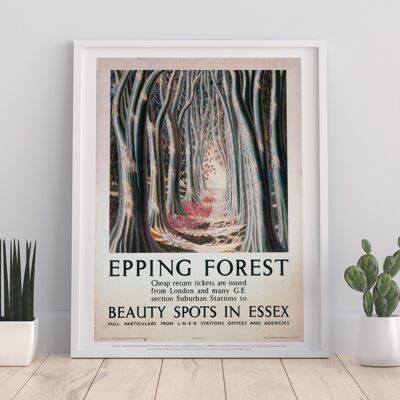 Puntos de belleza de Epping Forest en Essex - Premium Lámina artística