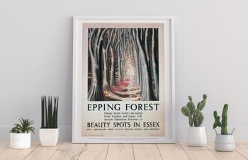 Spots de beauté de la forêt d'Epping dans l'Essex - Impression d'art premium