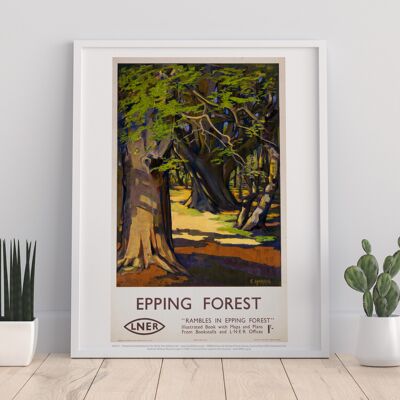 Paseos en el bosque de Epping - 11X14" Premium Art Print