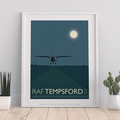 Poster – Raf Tempsford – 27,9 x 35,6 cm Premium-Kunstdruck