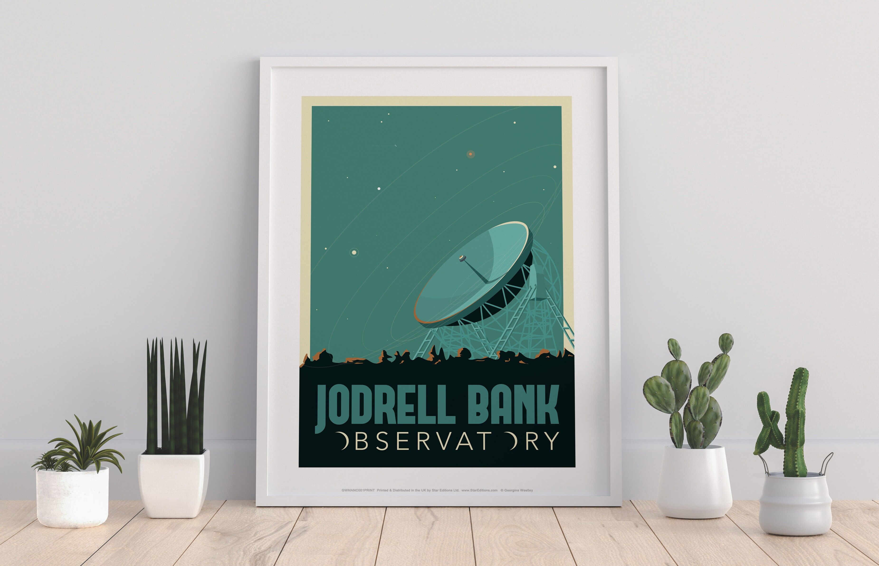 Poster- Jodrell Bank - 11X14” Premium Art Print