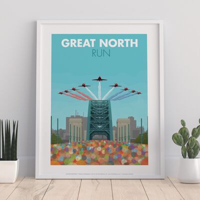 Póster - Great North Run - 11X14" Premium Art Print