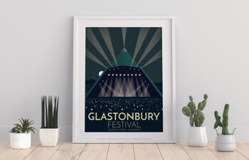 Affiche - Glastonbury Festival - Worthy Farm - Impression artistique