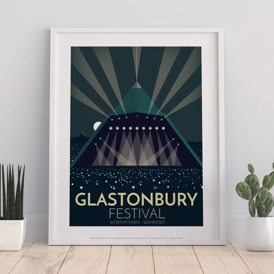 Poster - Glastonbury Festival -Worthy Farm - Art Print