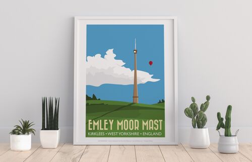 Poster - Emley Moor Mast - 11X14” Premium Art Print