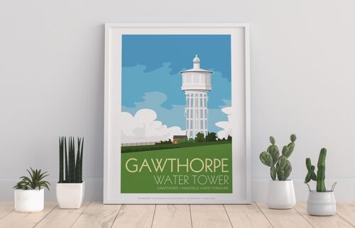 Poster - Gawthorpe Water Tower - 11X14” Premium Art Print