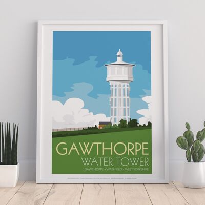 Poster - Gawthorpe Water Tower - 11X14” Premium Art Print