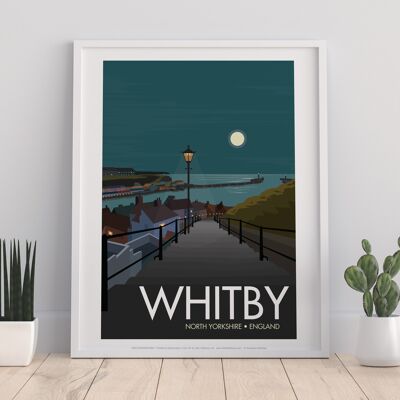 Póster - Bahía de Whitby - Impresión de arte premium de 11X14"
