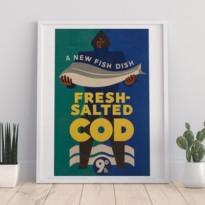 Poster – Fischgericht – 27,9 x 35,6 cm Premium-Kunstdruck