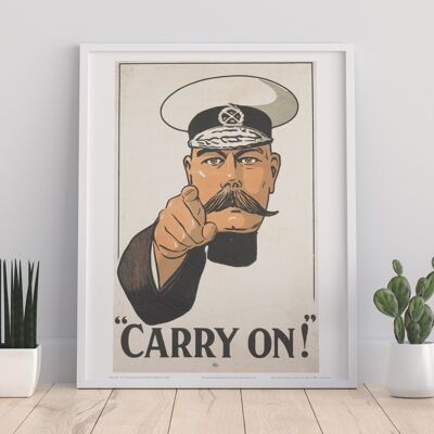 Poster - Carry On - 11X14” Premium Art Print