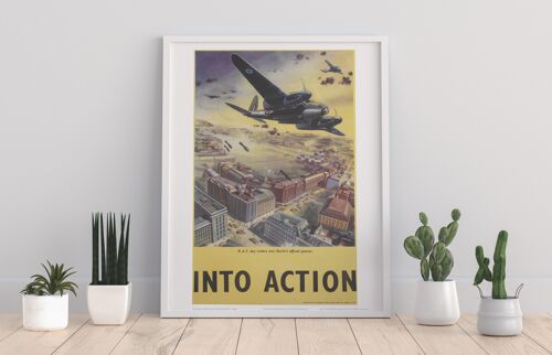 Poster - Into Action - 11X14” Premium Art Print