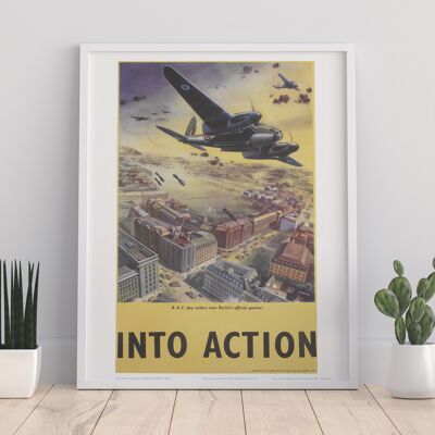 Poster – In Aktion – Premium-Kunstdruck im Format 11 x 14 Zoll