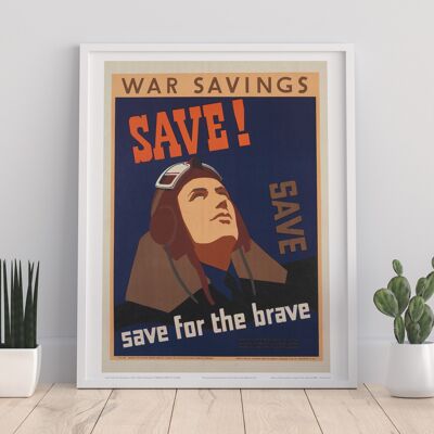 Save The Brave - Impresión de arte premium de 11X14"