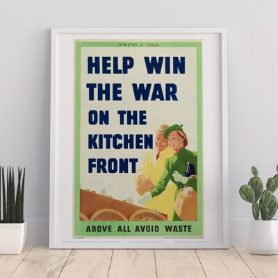 Essen – Helfen Sie, den Krieg zu gewinnen – Premium-Kunstdruck, 27,9 x 35,6 cm